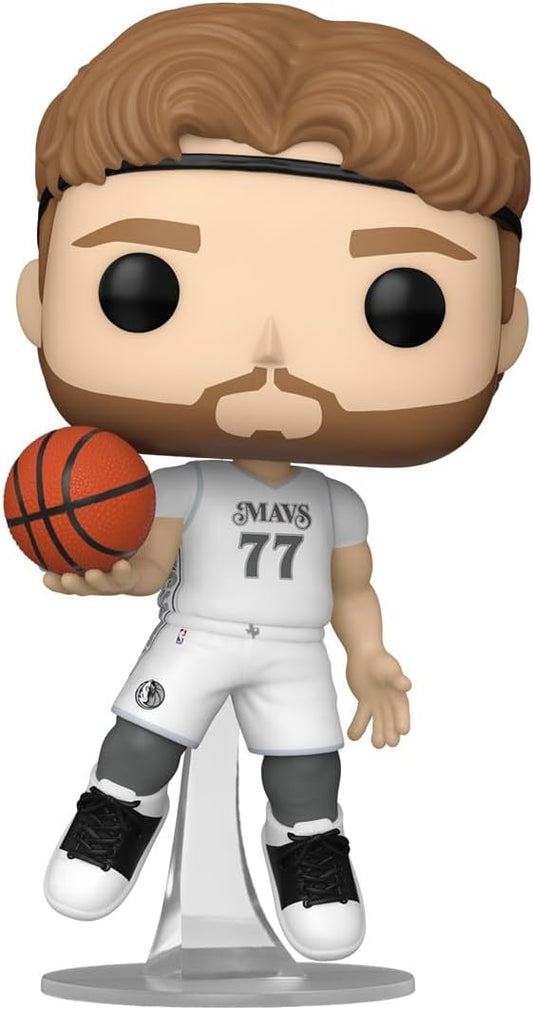 NBA Dallas Mavericks Luka Doncic (City Edition 2024) Funko Pop! Vinyl Figure #204 with Funko Protector