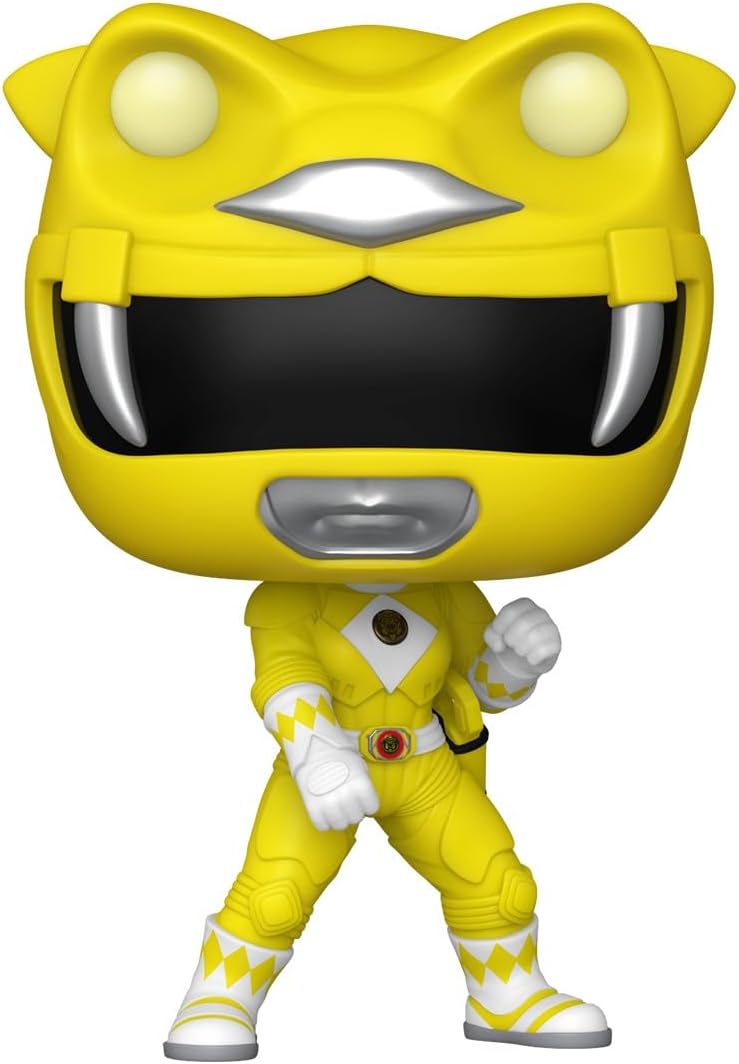 Mighty Morphin Power Rangers: The Movie Yellow Ranger Glow-in-the-Dark Funko Pop! Vinyl Figure #1781 with Funko Protector