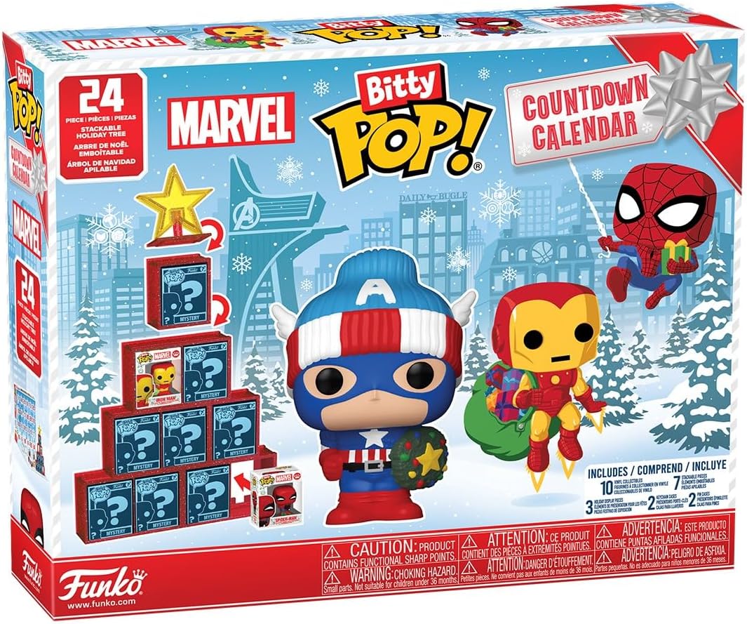 Marvel Comics Funko Bitty Pop! Mini-Figure 24-Day Countdown Calendar