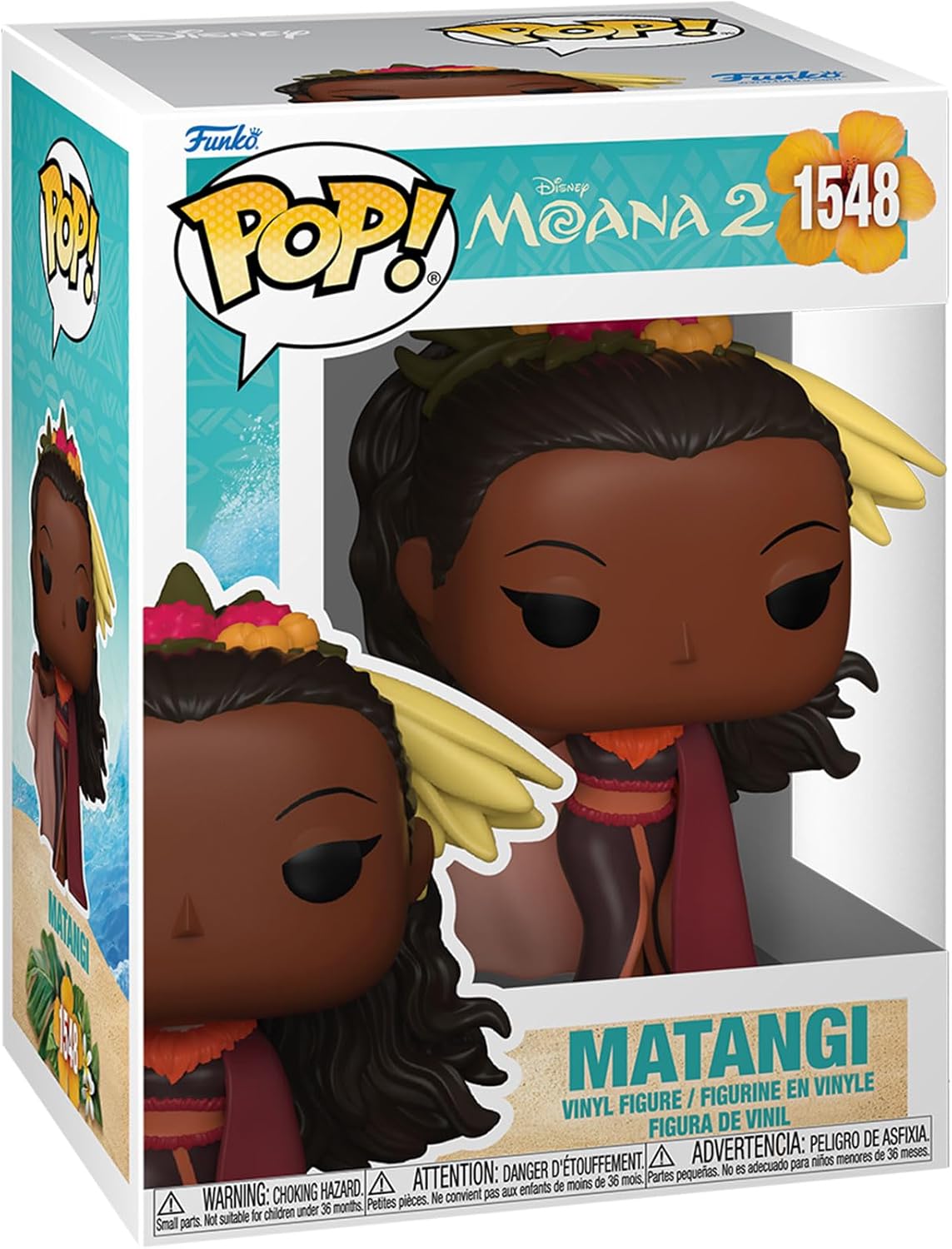 Moana 2 Matangi Funko Pop! Vinyl Figure #1548 with Funko Protector