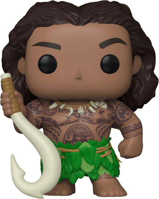 Moana 2 Maui with Fish Hook Funko Pop! Vinyl Figure #1547 with Funko Protector