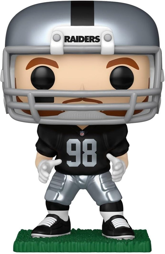Funko Pop! NFL Las Vegas Raiders Maxx Crosby Vinyl Figure #308 with Protector