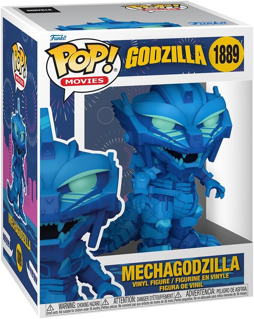 Godzilla Retro Futurism Art Mechagodzilla Premium Funko Pop! Vinyl Figure #1889