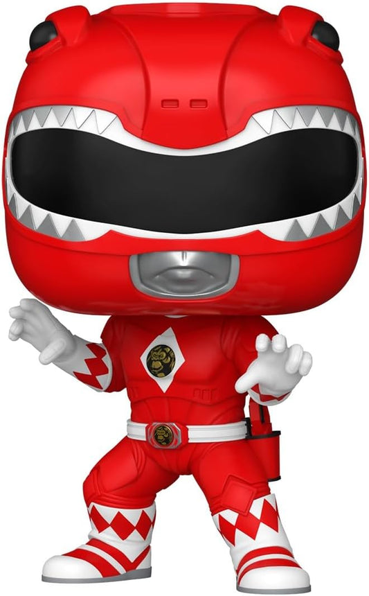 Mighty Morphin Power Rangers: The Movie Red Ranger Funko Pop! Vinyl Figure #1779 with Funko Protector