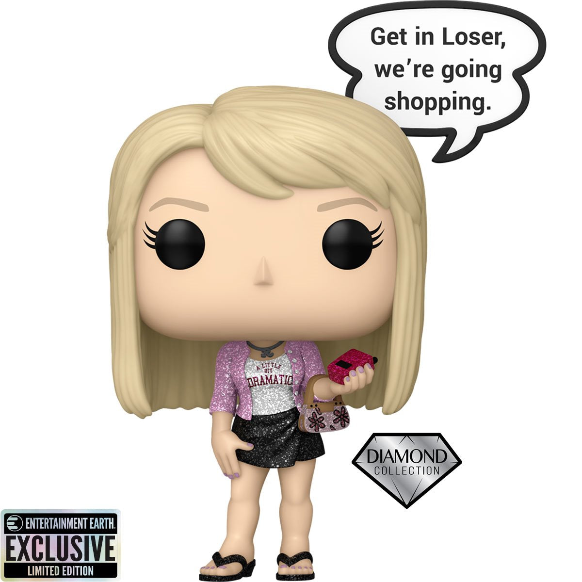 Mean Girls Regina Diamond Glitter Funko Pop! Vinyl Figure #1764 - Entertainment Earth Exclusive with Funko Protector