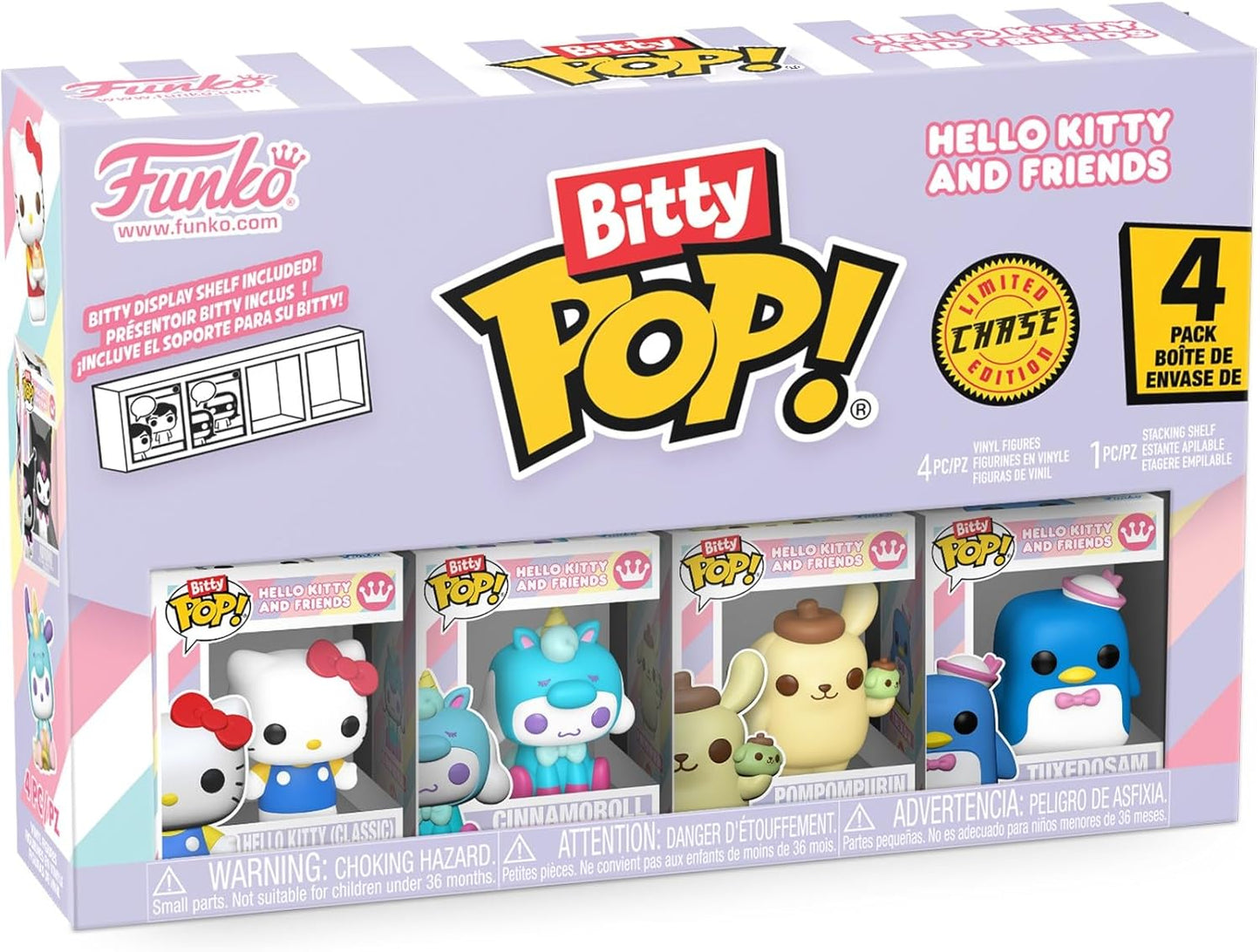 Sanrio Hello Kitty and Friends Hello Kitty Funko Bitty Pop! Mini-Figure 4-Pack