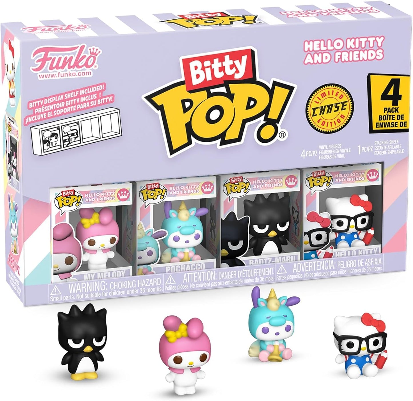 Sanrio Hello Kitty and Friends My Melody Funko Bitty Pop! Mini-Figure 4-Pack
