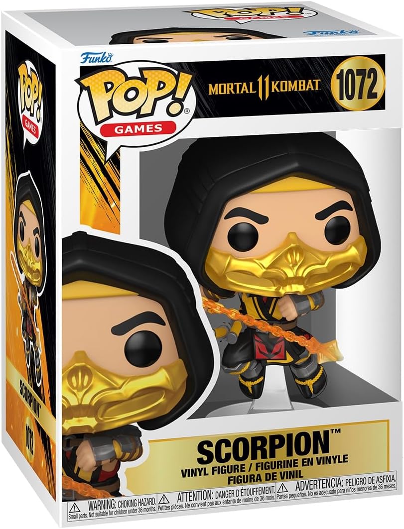 Mortal Kombat 11 Fatality Scorpion Funko Pop! Vinyl Figure #1072 with Funko Protector
