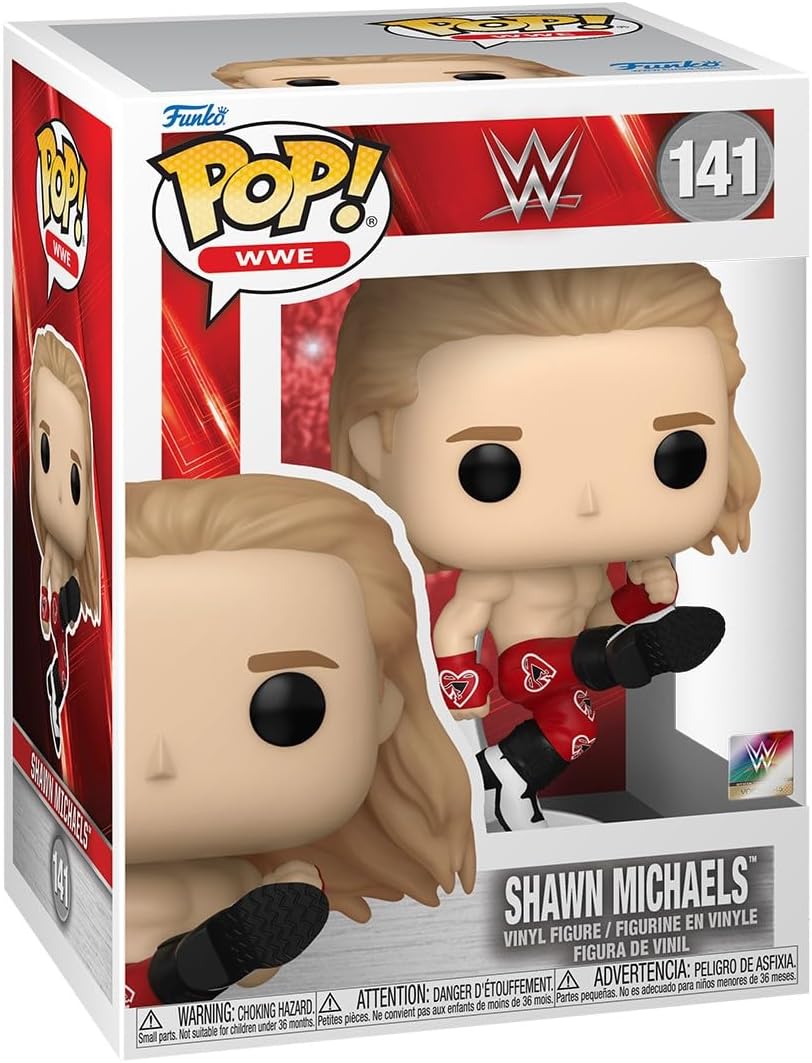 WWE Shawn Michaels Funko Pop! Vinyl Figure #141 with Funko Protector