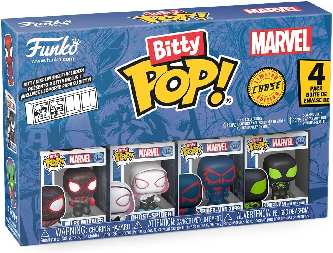 Spider-Man Miles Morales Funko Bitty Pop! Mini-Figure 4-Pack