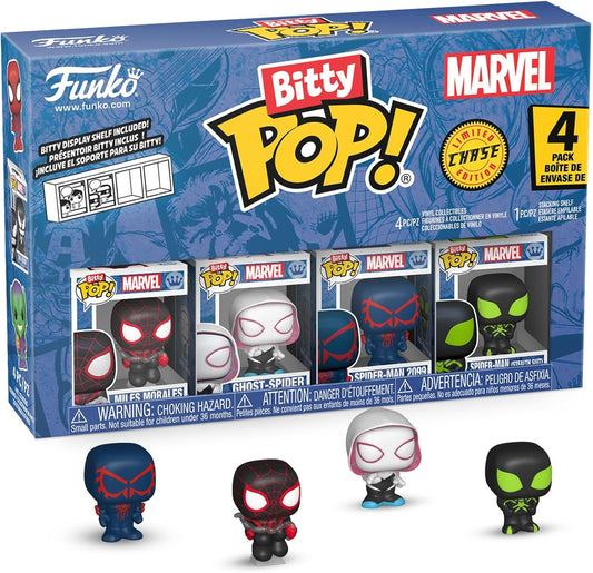 Spider-Man Miles Morales Funko Bitty Pop! Mini-Figure 4-Pack