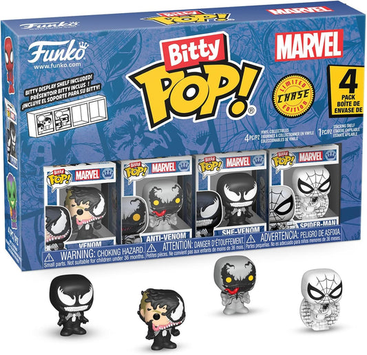 Spider-Man Venom Funko Bitty Pop! Mini-Figure 4-Pack