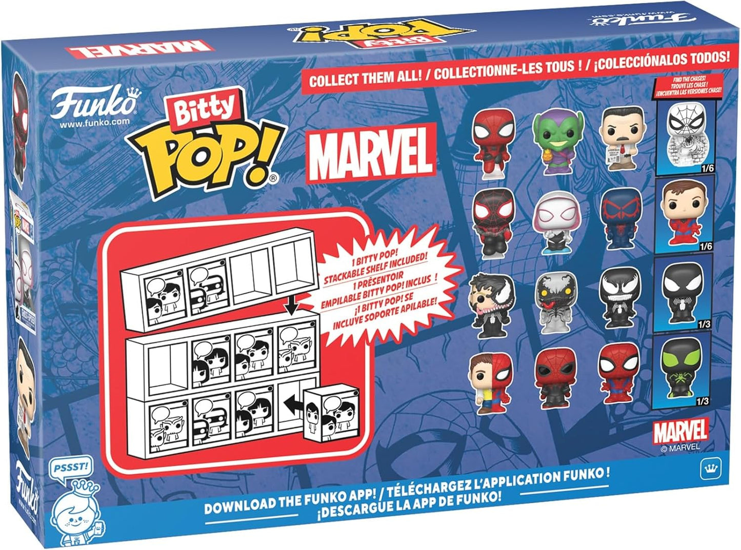 Spider-Man Miles Morales Funko Bitty Pop! Mini-Figure 4-Pack