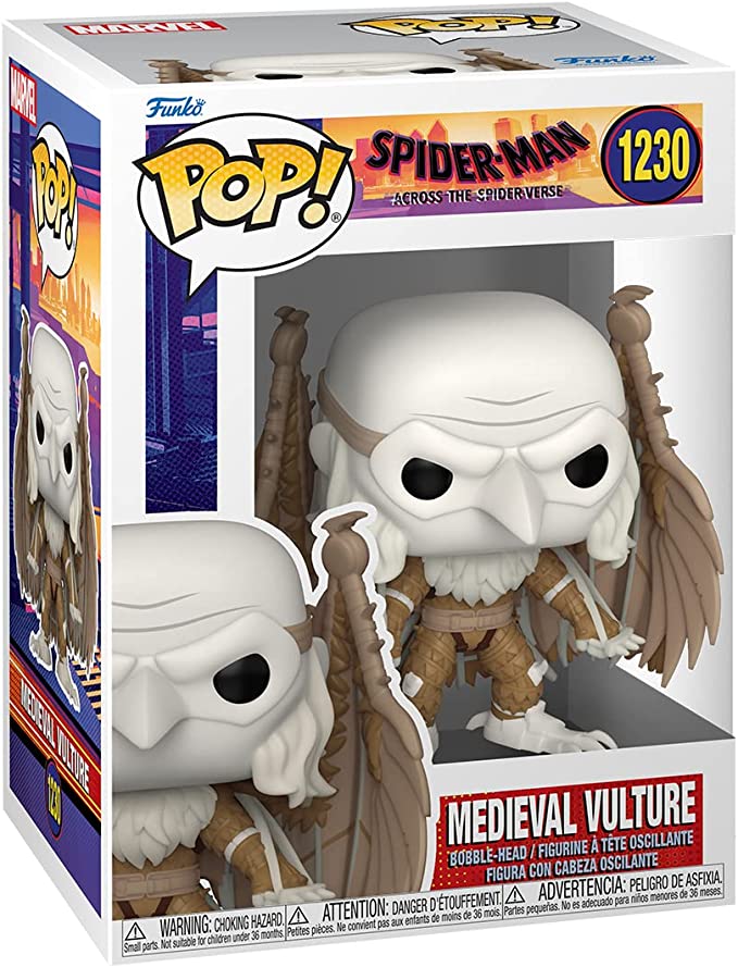 Spider-Man: Across the Spider-Verse Medieval Vulture Funko Pop! Vinyl #1230 with Funko Protector