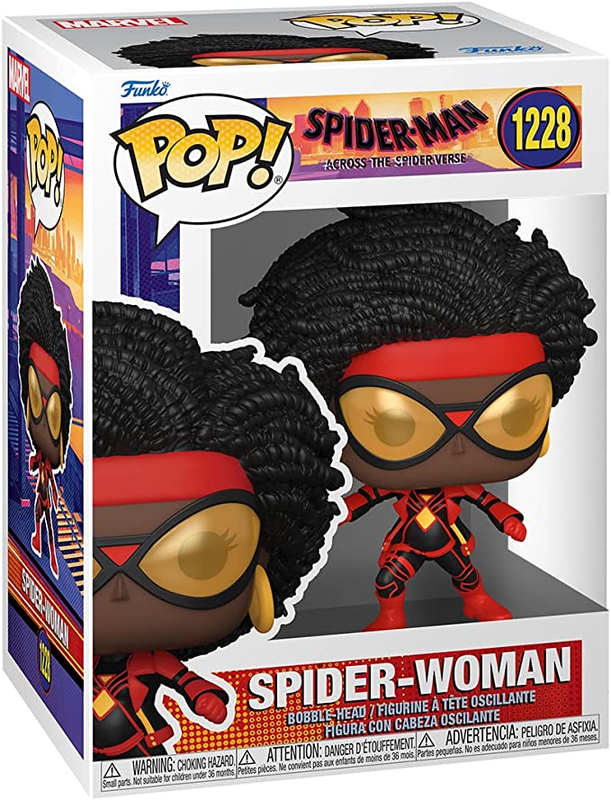 Spider-Man: Across the Spider-Verse Spider-Woman Funko Pop! Vinyl Figure #1228 with Funko Protector