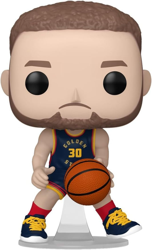 NBA Golden State Warriors Stephen Curry (City Edition 2024) Funko Pop! Vinyl Figure #205 with Funko Protector