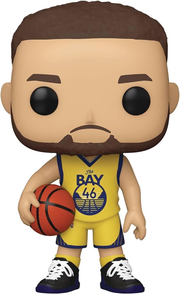 NBA Golden State Warriors Steph Curry (Alternate) Funko Pop! Vinyl Figure #95 with Funko Protector