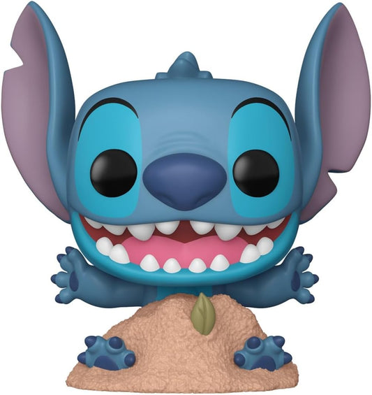 Lilo & Stitch Stitch in Sand Funko Pop! Vinyl Figure #1566 with Funko Protector