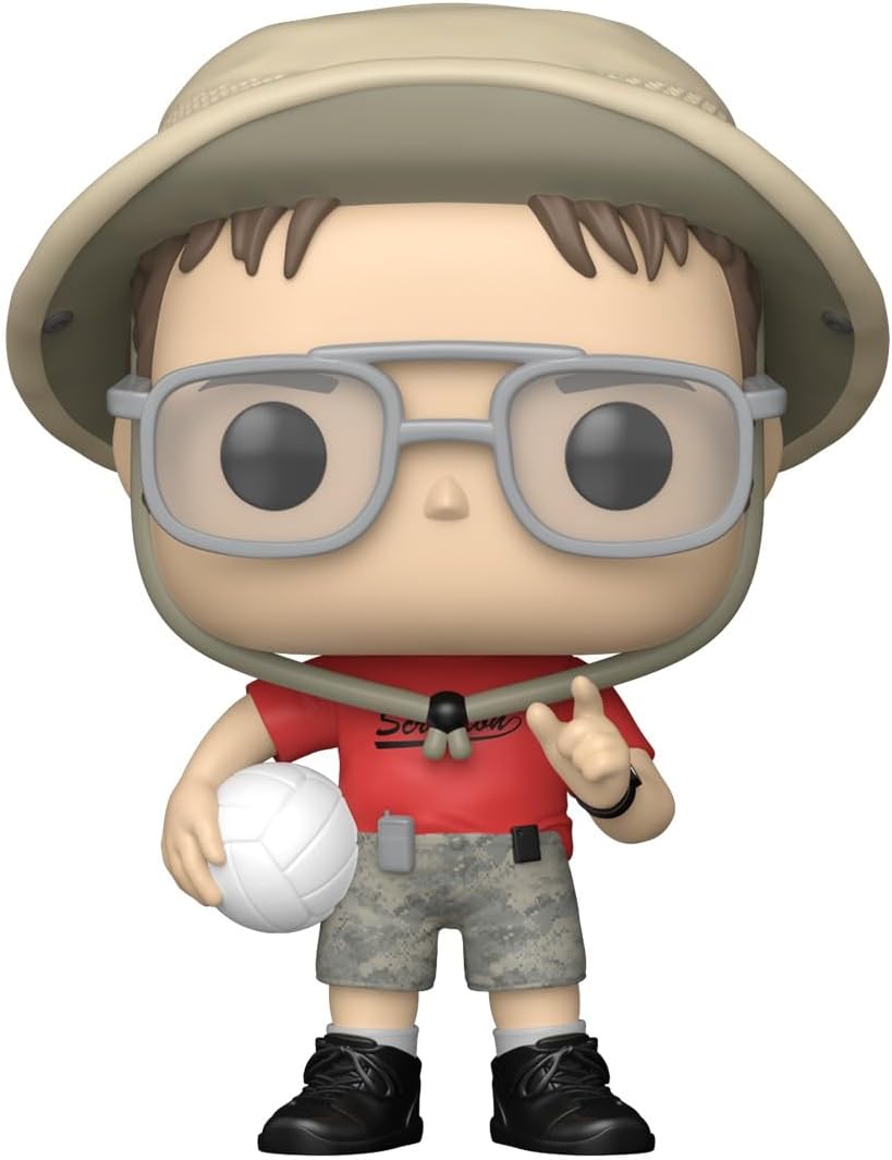 The Office Dwight Schrute with Volleyball Funko Pop! Vinyl Figure #1670 with Funko Protector