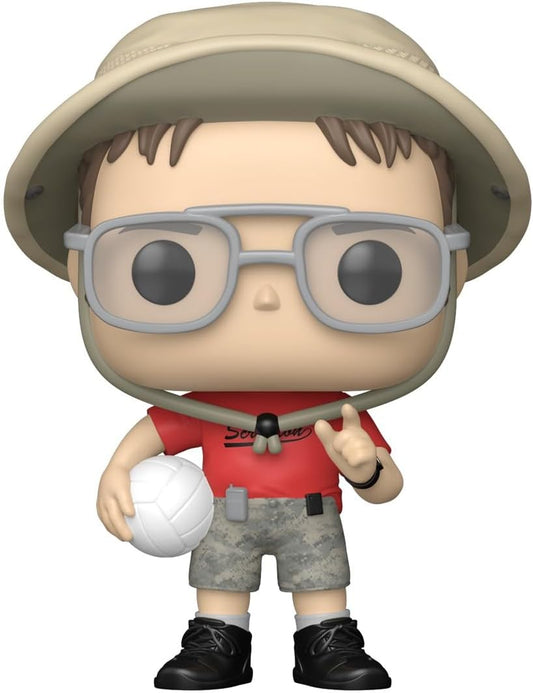 The Office Dwight Schrute with Volleyball Funko Pop! Vinyl Figure #1670 with Funko Protector
