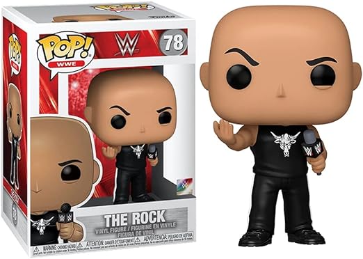 WWE NWSS The Rock Funko Pop! Vinyl Figure #78 Bring It with Funko Protector