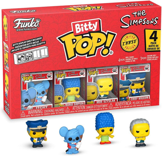 The Simpsons Itchy Funko Bitty Pop! Mini-Figure 4-Pack