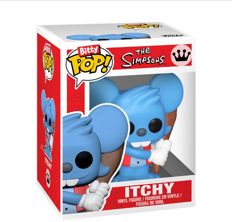 The Simpsons Itchy Funko Bitty Pop! Mini-Figure 4-Pack