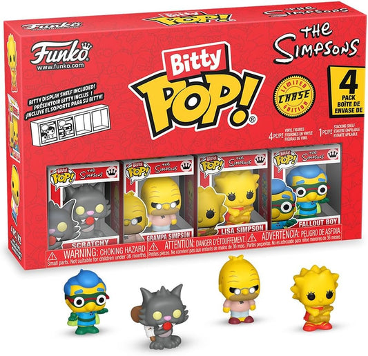 The Simpsons Scratchy Funko Bitty Pop! Mini-Figure 4-Pack