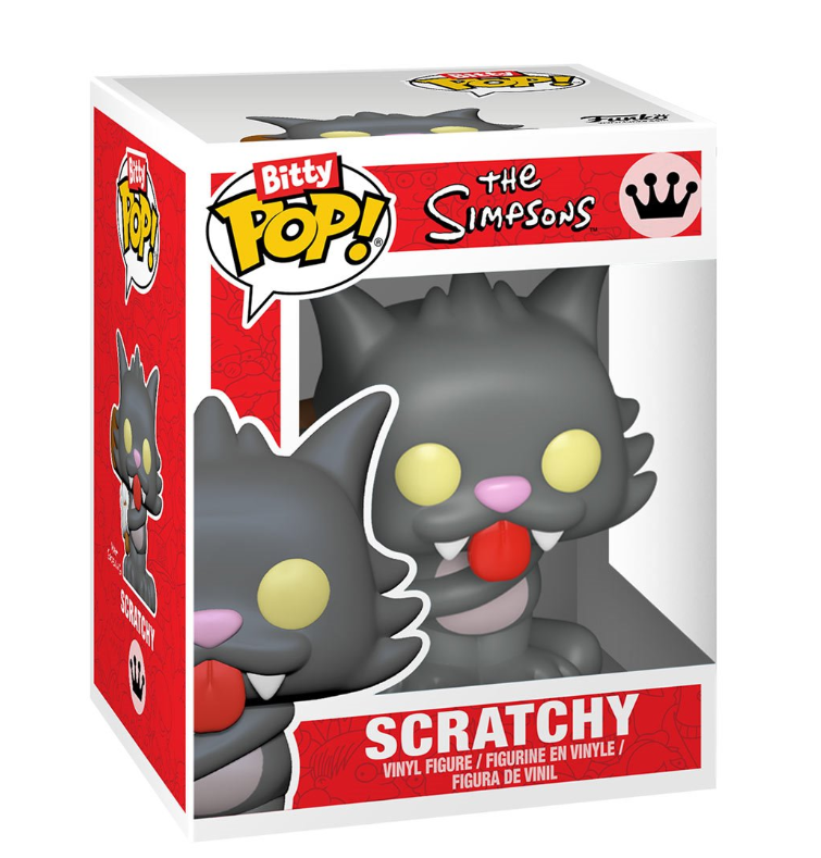 The Simpsons Scratchy Funko Bitty Pop! Mini-Figure 4-Pack