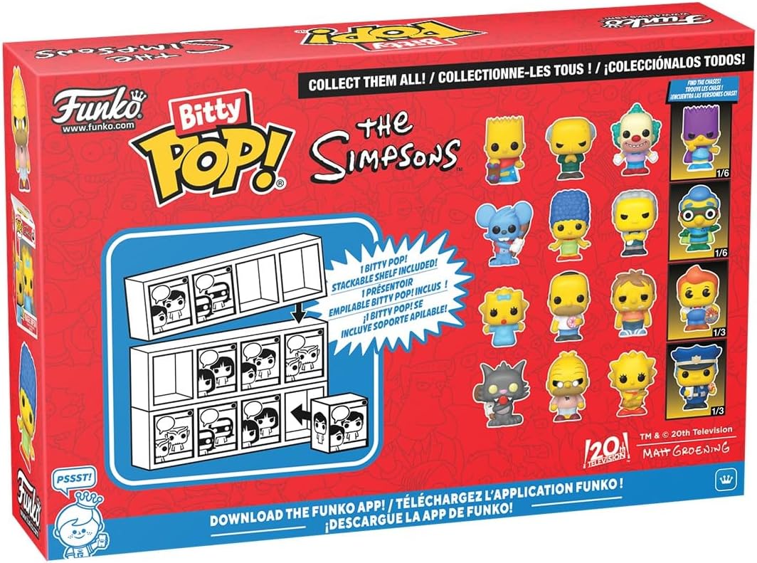 The Simpsons Itchy Funko Bitty Pop! Mini-Figure 4-Pack