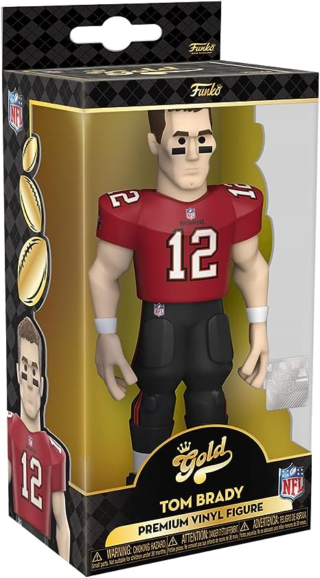 NFL Buccaneers Tom Brady (Home) 5-Inch Funko Gold Vinyl Figure