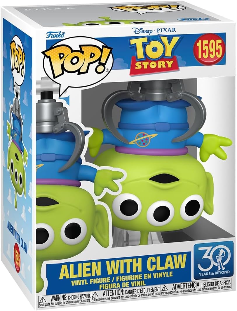 Toy Story 30th Anniversary Alien with Claw Funko Pop! Vinyl Figure #1595 with Funko Protector