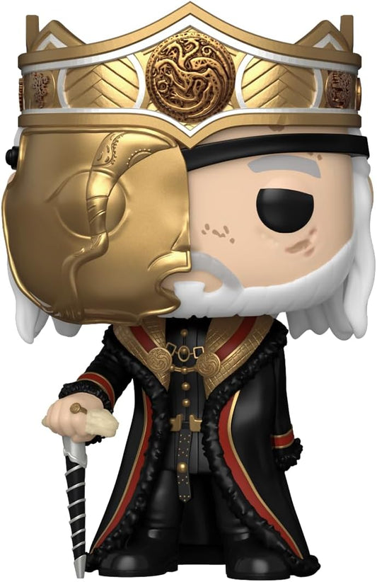 House of the Dragon Viserys Targaryen with Mask Funko Pop! Vinyl Figure #15 with Funko Protector
