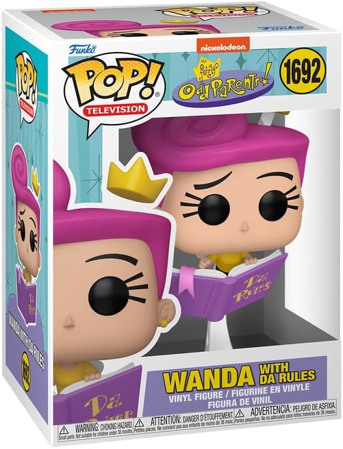 The Fairly OddParents Wanda with Da Rules Funko Pop! Vinyl Figure #1692 with Funko Protector
