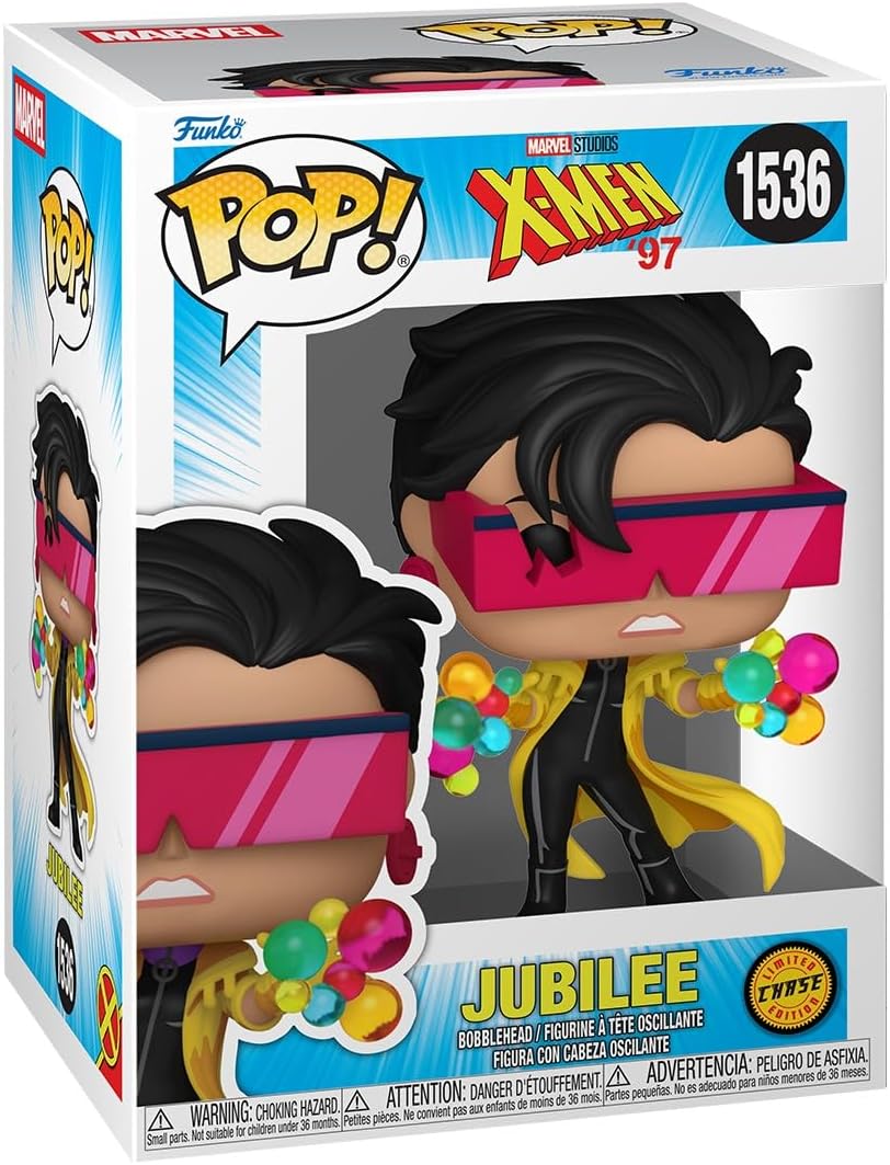 X-Men '97 Jubilee Funko Pop! Vinyl Figure #1536 Chase with Funko Protector