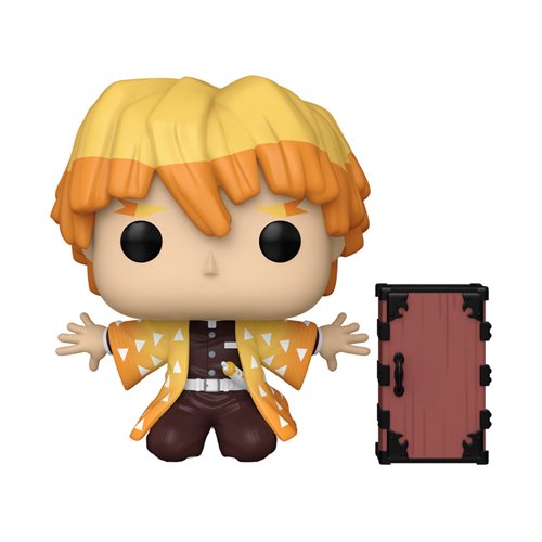 Demon Slayer Zenitsu Protecting Nezuko's Box Funko Pop! Vinyl Figure #1488- Entertainment Earth Exclusive with Funko Protector