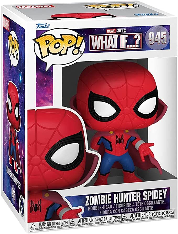 Marvel: What If…? Zombie Hunter Spidey Funko Pop! Vinyl Figure #945 with Funko Protector