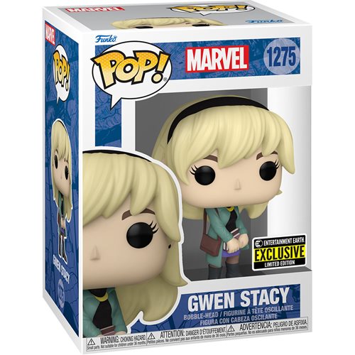 Spider-Man Gwen Stacy Funko Pop! Vinyl Figure #1275 - Entertainment Earth Exclusive with Funko Protector